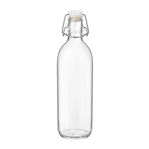 Emilia Flasche mit Bügel 1 Liter bedrucken